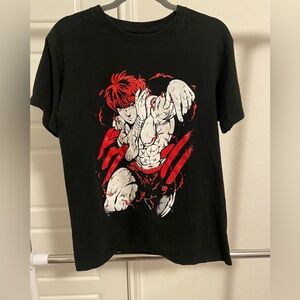Baki Hanma  Black and Red Graphic Men's T-Shirt